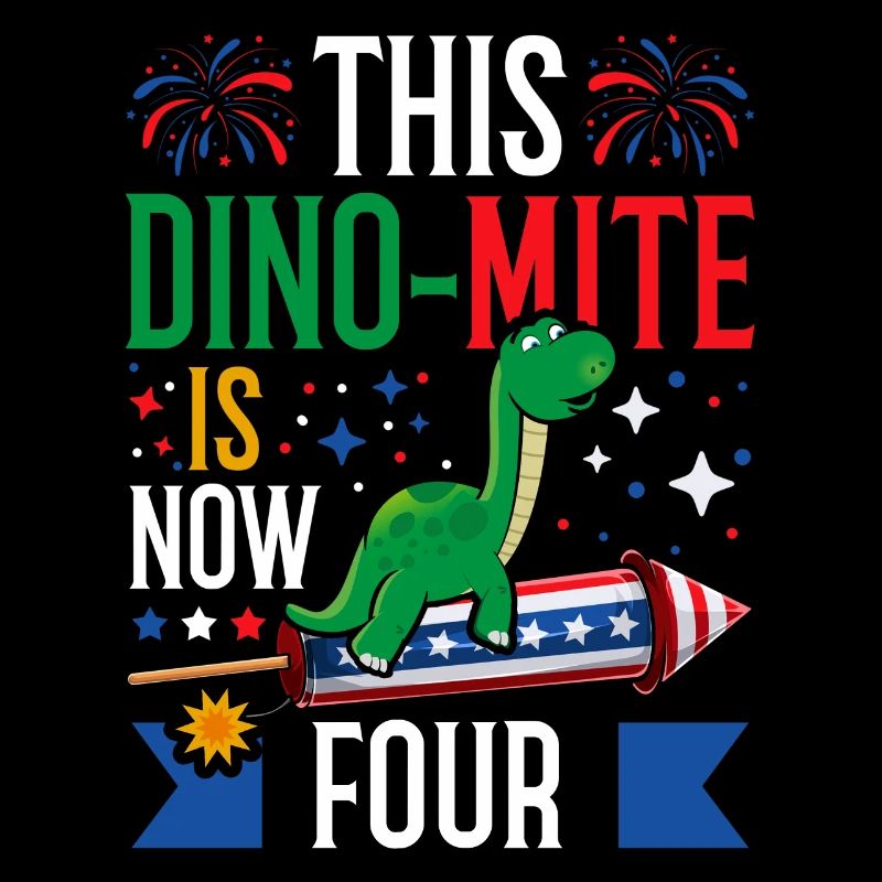 This dinomite is now five dinosaurs July 4