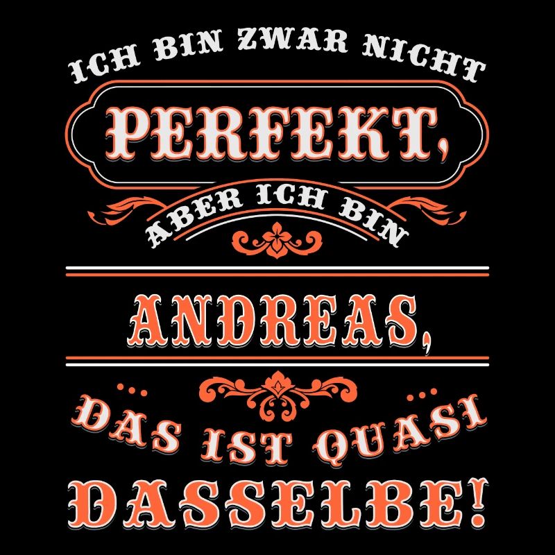 Funny ANDREAS for the name day with name name