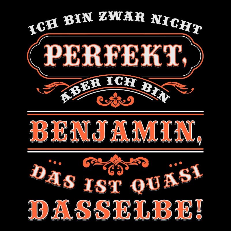 Funny BENJAMIN for Name Day with Name Name
