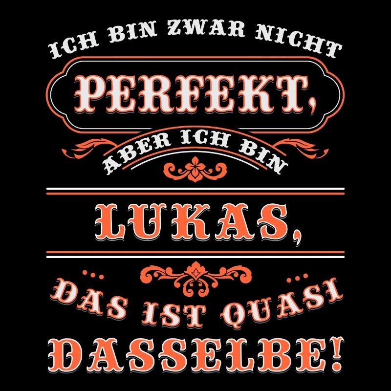 Funny LUKAS for Name Day with Name Name
