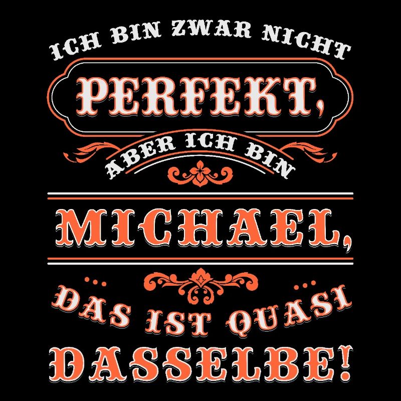 Funny MICHAEL for Name Day with Name Name