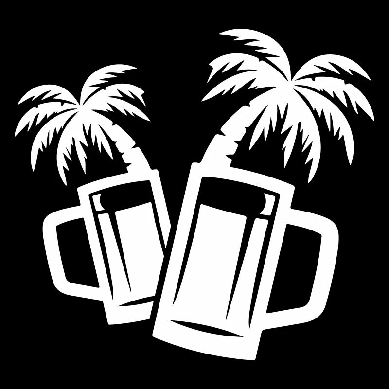 Bier Strand Palmen