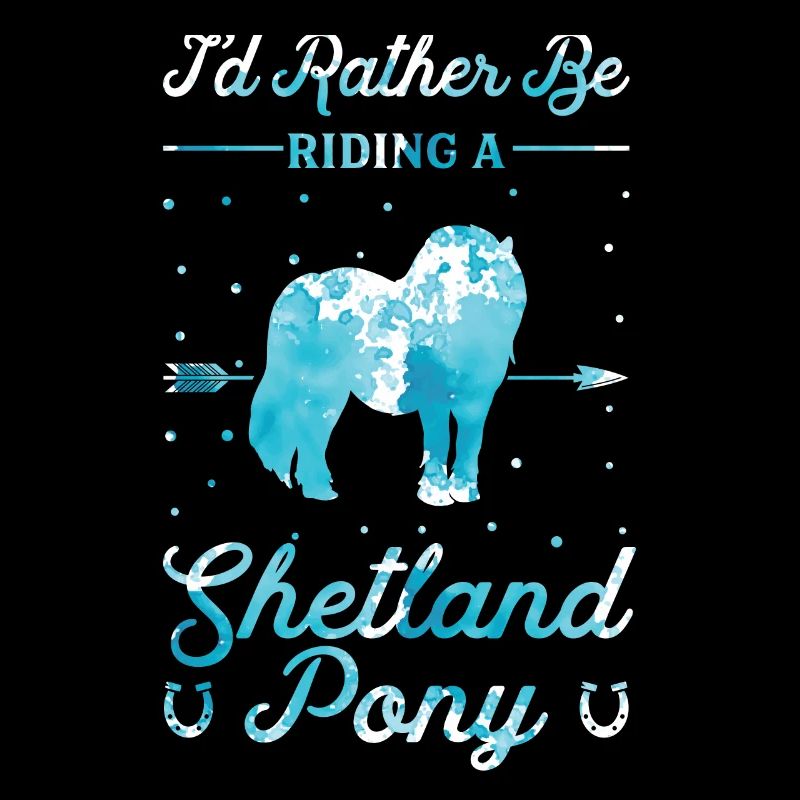 Riding a Shetland Pony