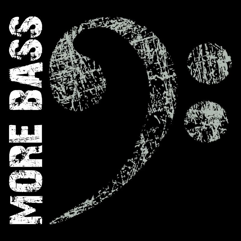 Plus de basses s’il vous plaît, grosse clé de fa