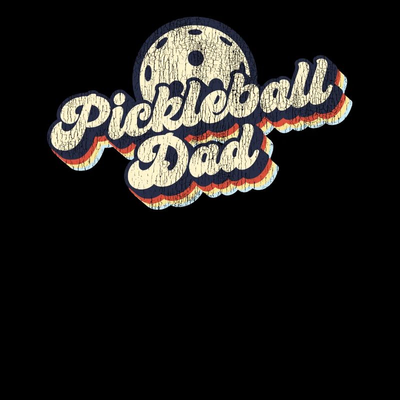 Pickleball Papa Père Rétro