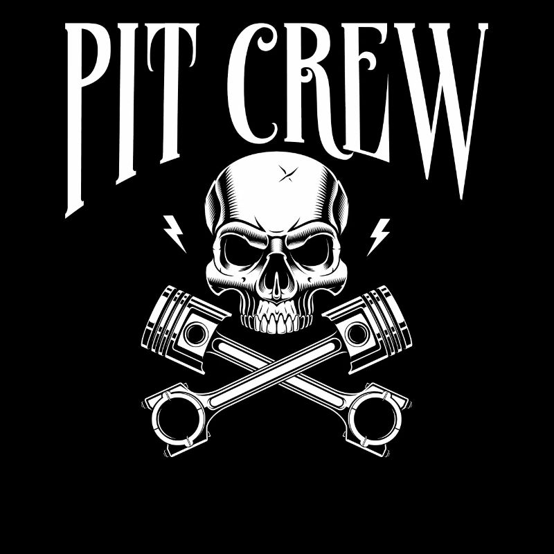 Drag Racing Race Car Pit Crew