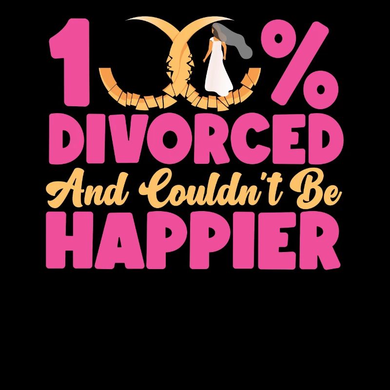 Happy Divorce Party 100% Divorced