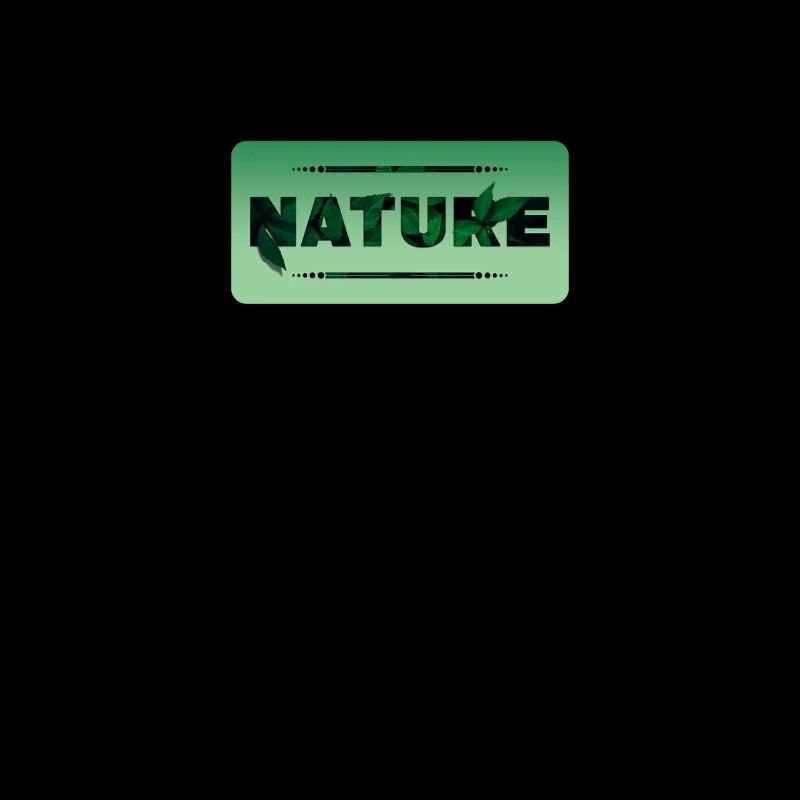 Nature Leaf Text