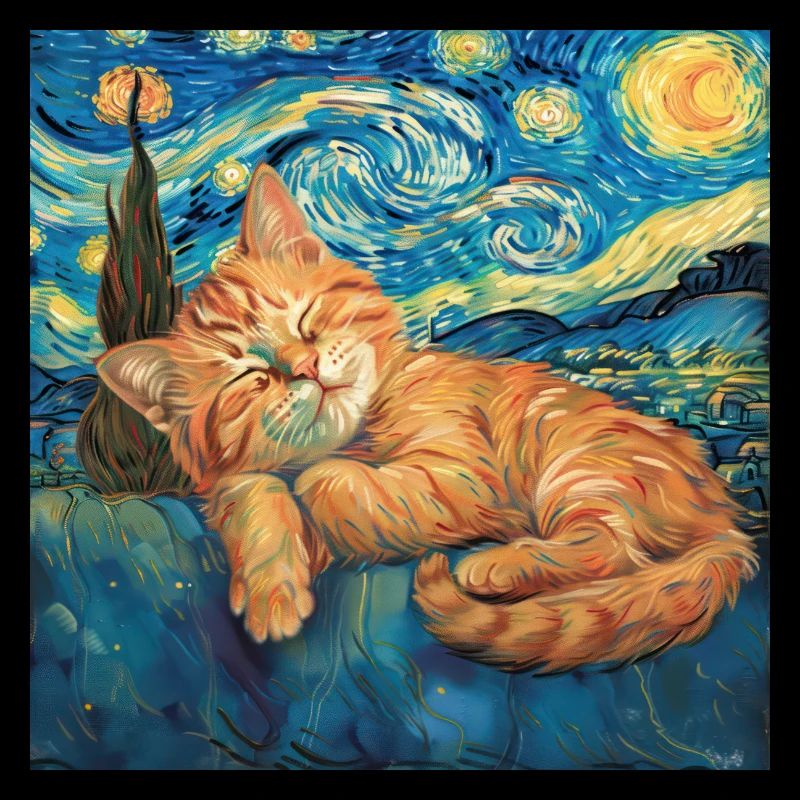 Chat, motif chat, cadeau
