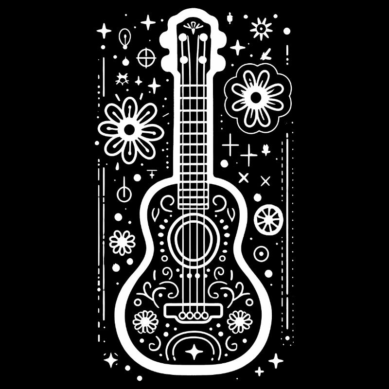Ukulele Drawing