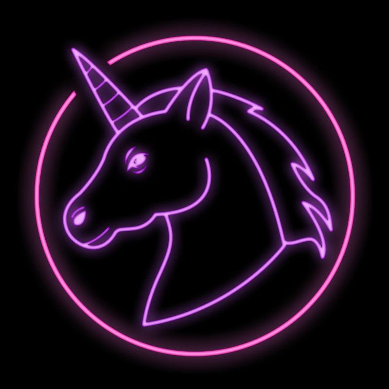 Neon Einhorn