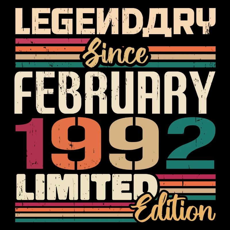 Februar 1992 Geburtstagsgeschenk Februar 1992
