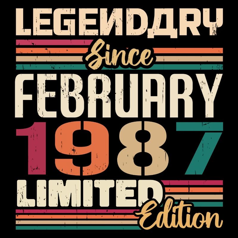 Februar 1987 Geburtstagsgeschenk Februar 1987