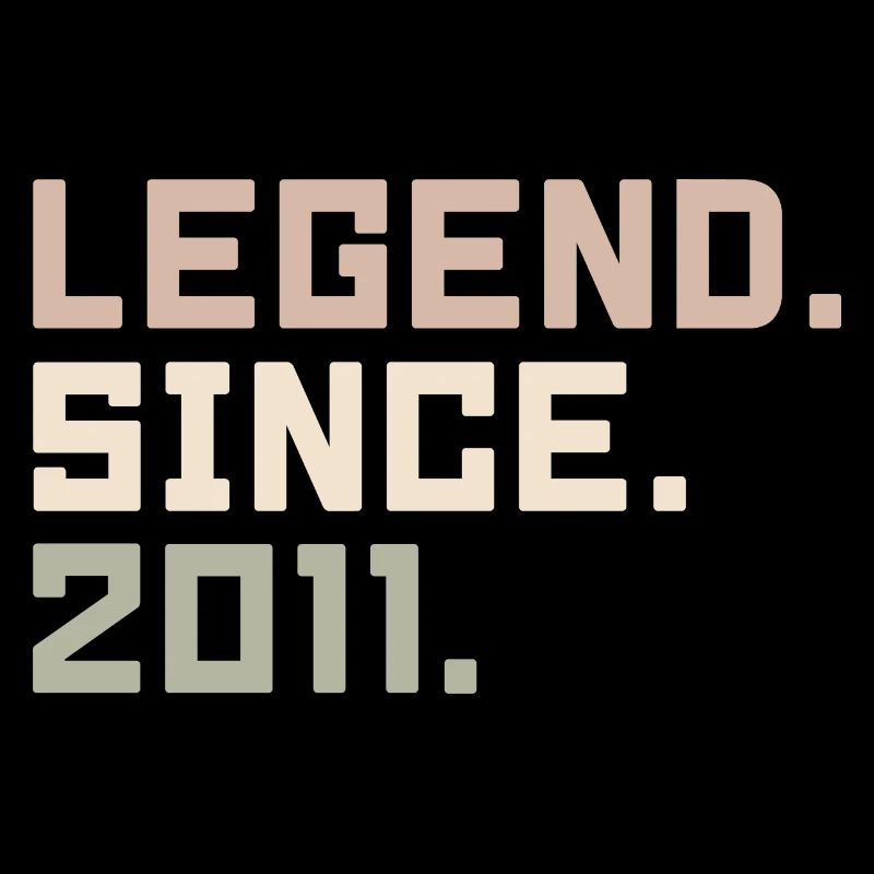 Legends were born in 2011 Gift ideas 2011
