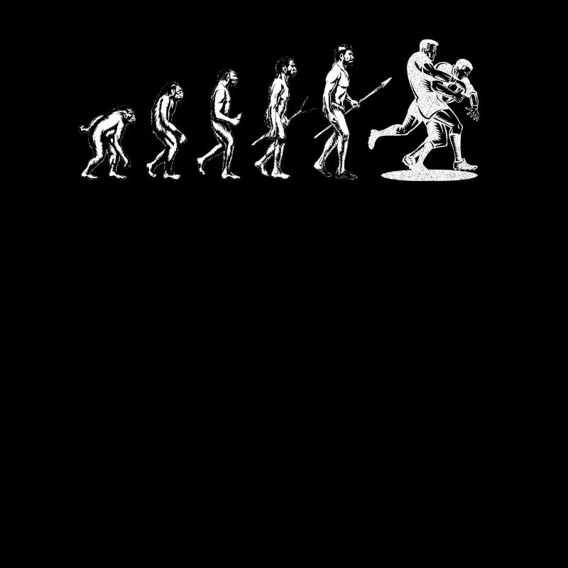 Evolution Du Rugby Tee Shirt