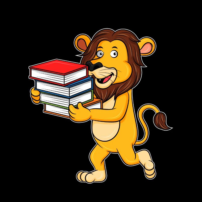 Süße Löwenschule Kindergarten Bücher Weihnachtsgeschenk