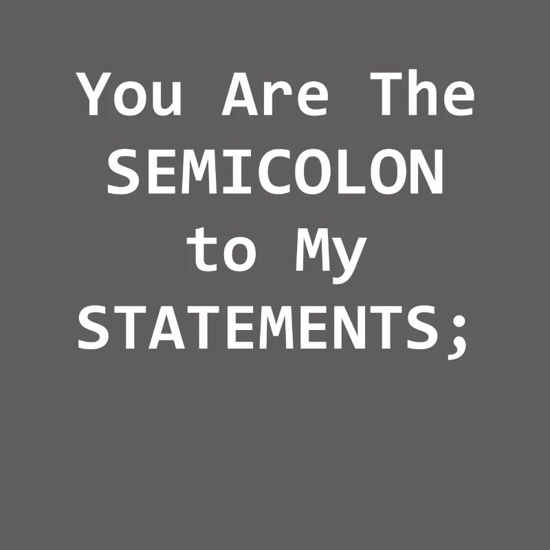 Programmeur Semikolion Computer Science Cadeau