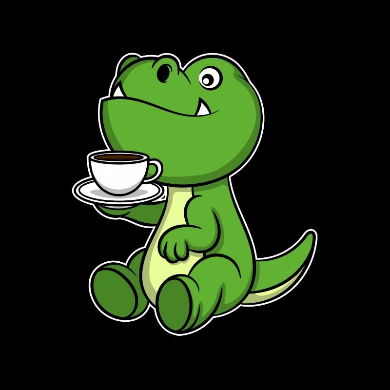 Mignon Dinosaur Café Cadeau de Noël Anniversaire