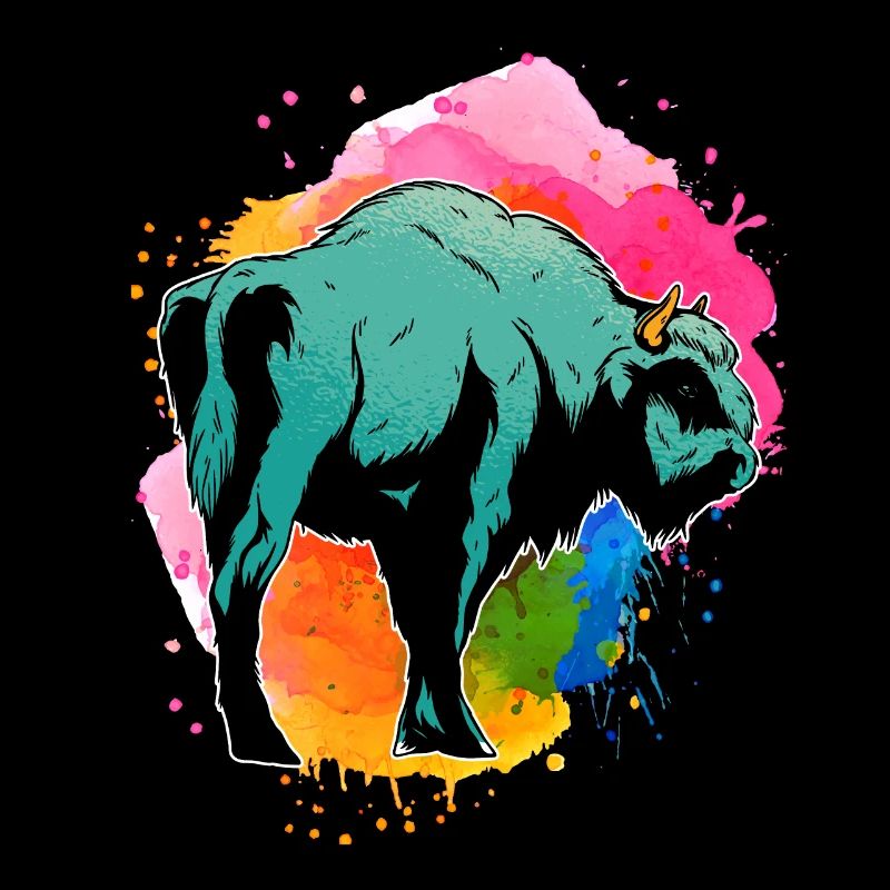 Bison Cornes Animaux