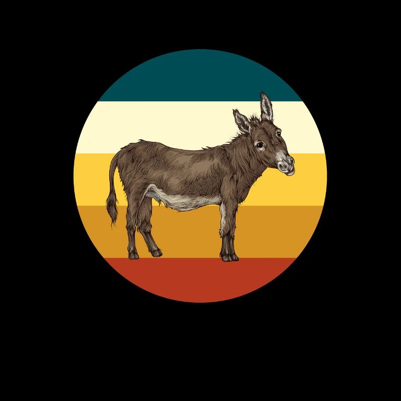 Âne rétro