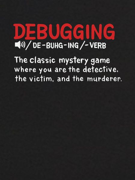 Debugging dictionary styled Definition