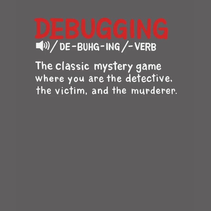 Debugging dictionary styled Definition