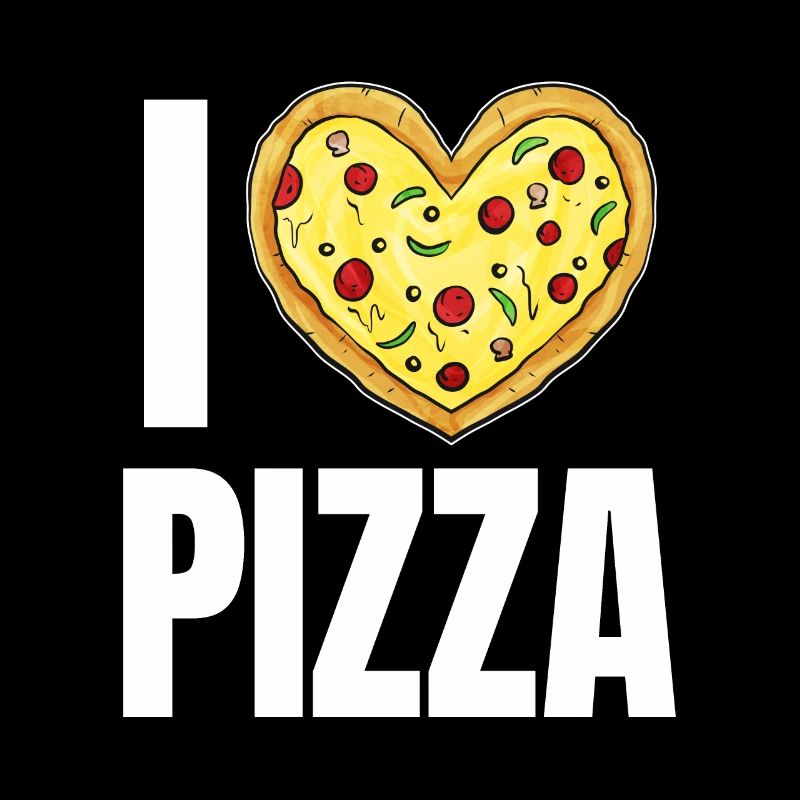 Es Ist Pizza-Zeit Mit Leckerer Pizza