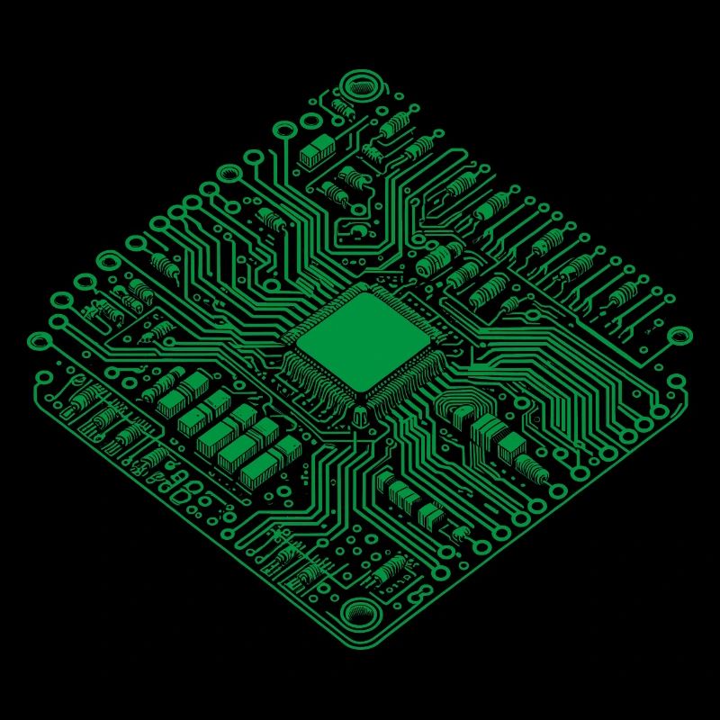 Anatomische CPU & Platine - Coole Informatiker
