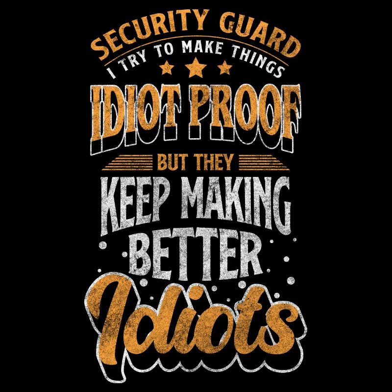 Security guard building night shift