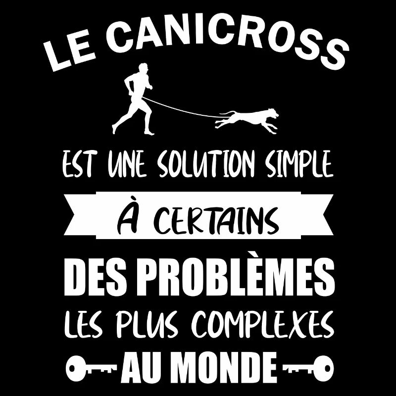 Le canicross est une solution simple t-shirt