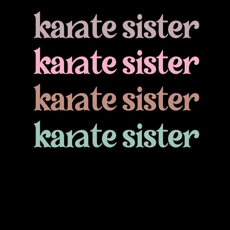 Karate Schwester Beste Karate Schwester Geschenk
