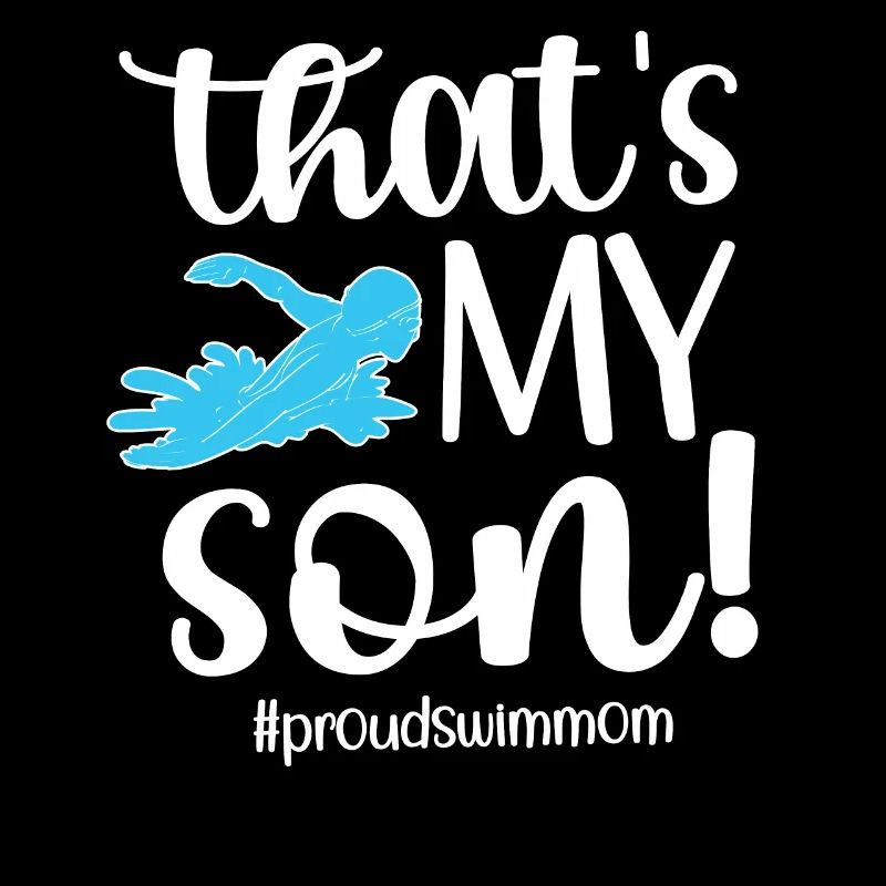 Stolze Schwimmmama Mutter Schwimmer Schwimm-Mama