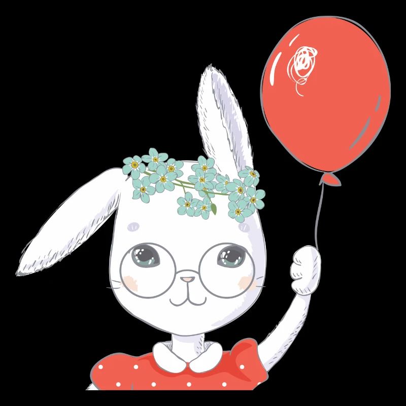 Süßes Ostern Hase Luftballon Geschenk