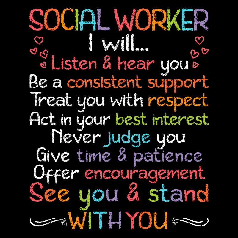 School Social Work Month Crayon