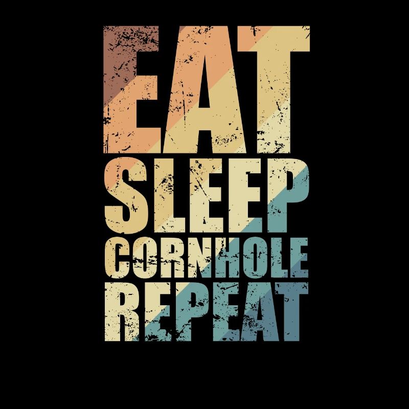 Manger Sommeil Cornhole Répéter le jeu Loisirs