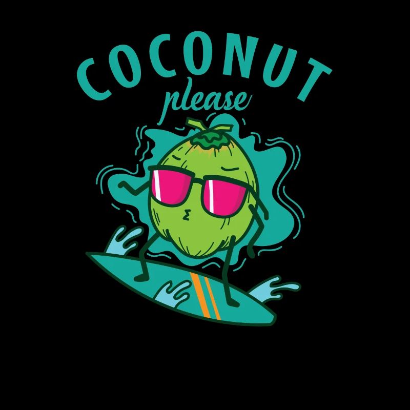Noix de en surfant Coconut Please