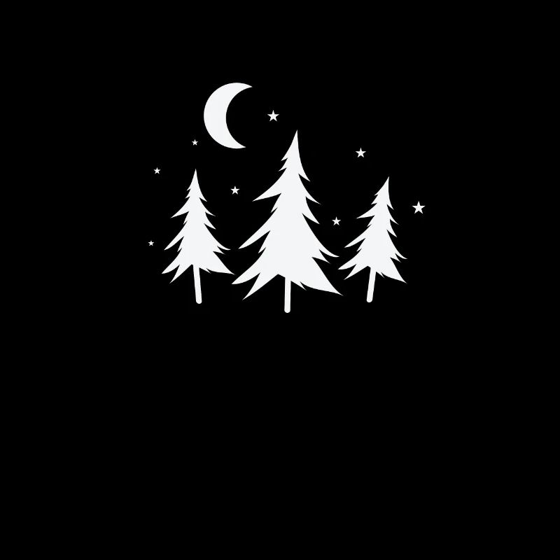 Forest at night Nature Forest Environment