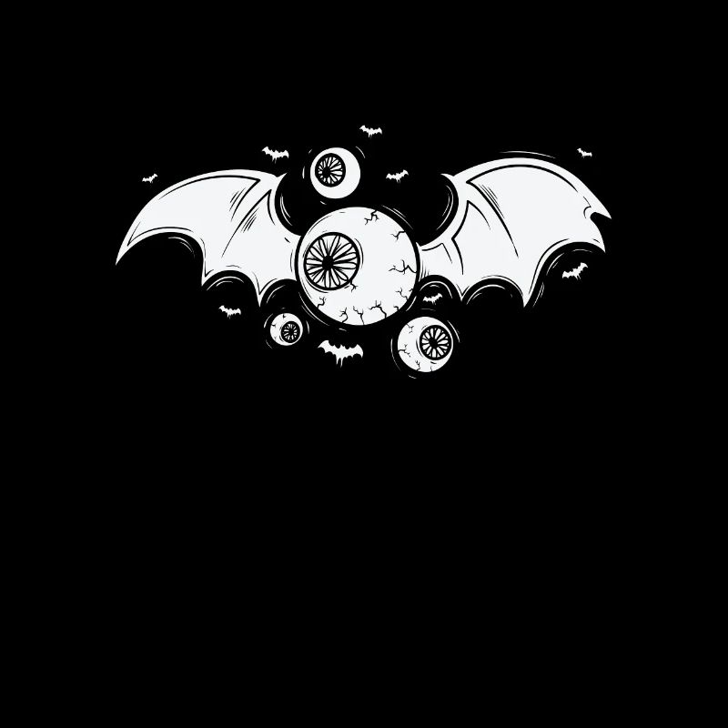 Gothic fliegendes Auge Horror Grusel