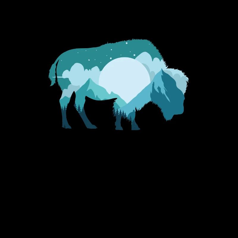 Bison Büffel Wildtier
