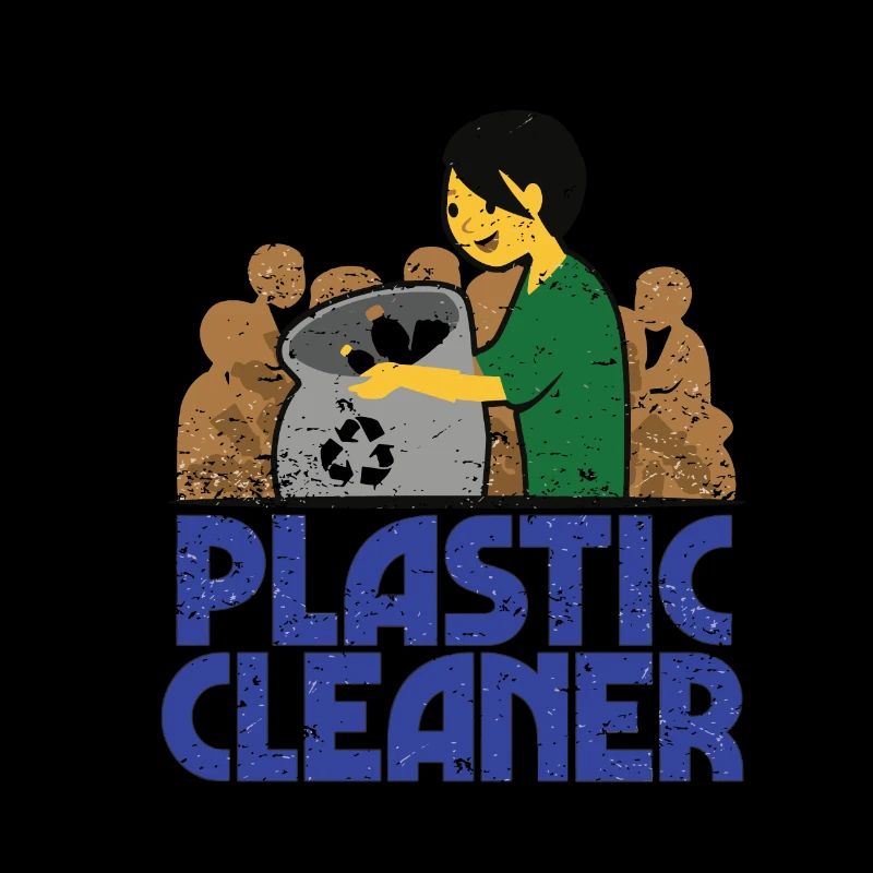 Plastic cleaner plastic garbage environmental protection