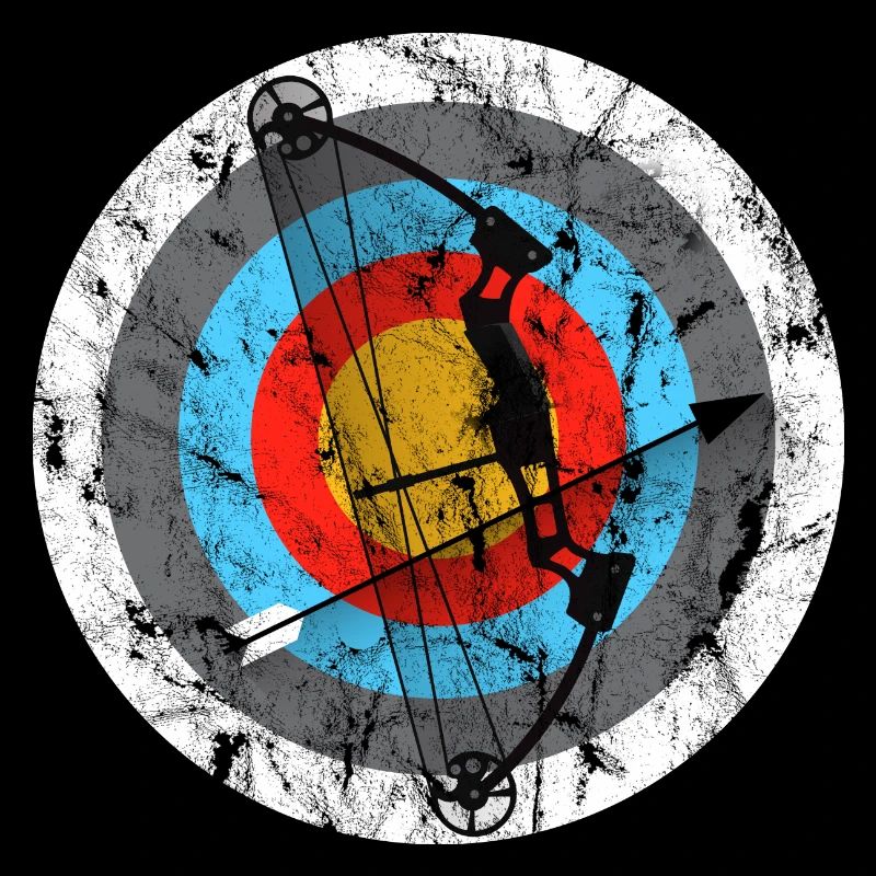 Archery Target Compound Bow Gift