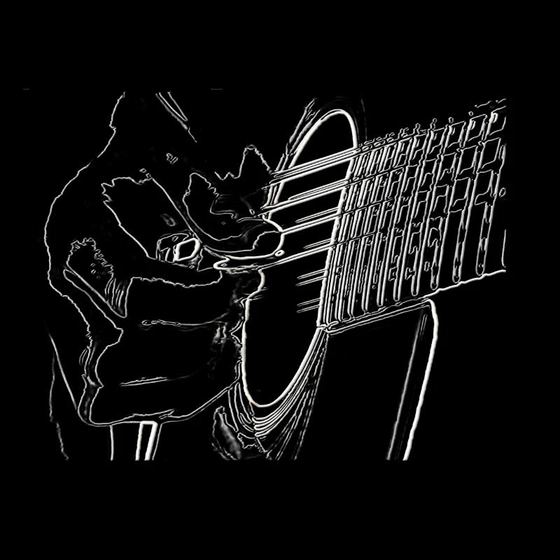 Guitariste dessin guitariste