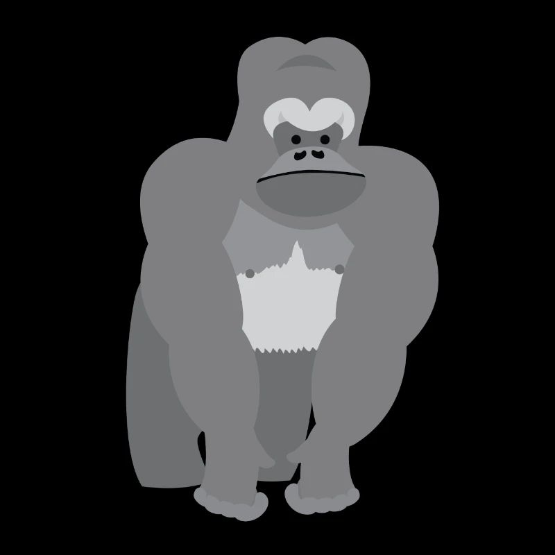 Great ape ridgeback Gorilla