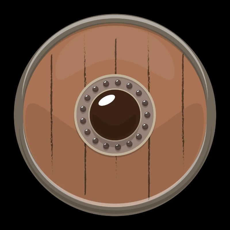 Nowegian Viking Shield Wikinger Geschenkidee