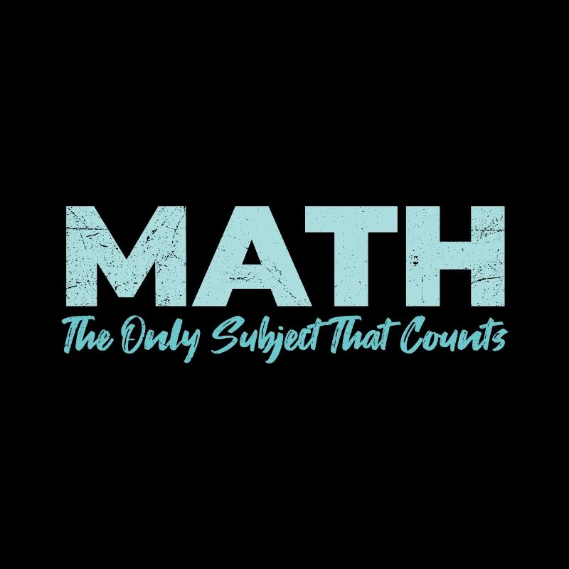 Math The Only Subject That Counts Geschenkidee