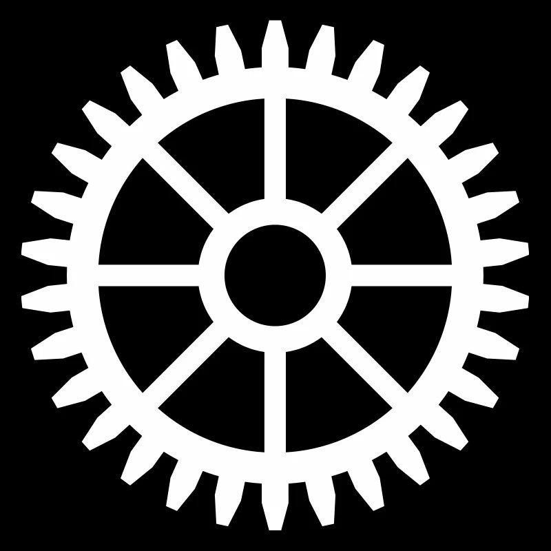 Gear vector design template - COLOR CHANGEABLE