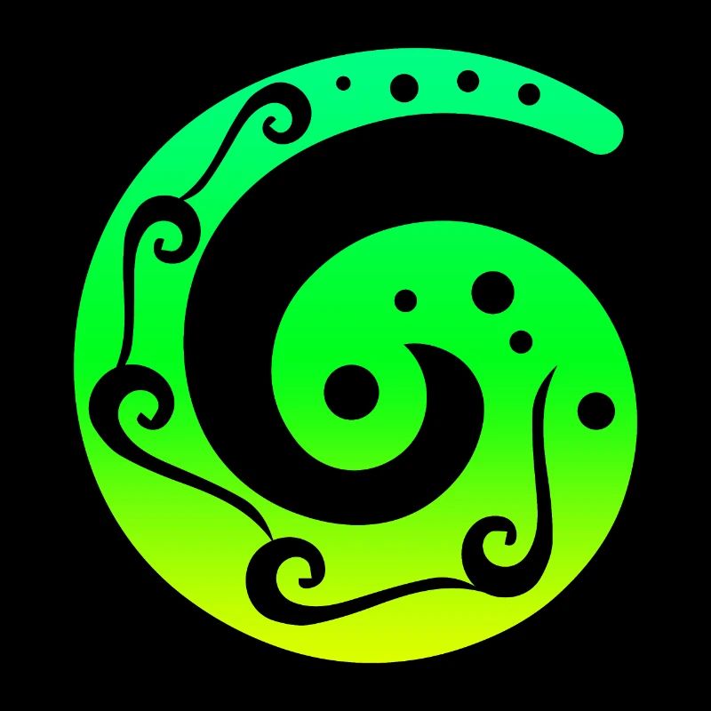 Maori Koru Art Polynesia Tribal Tattoo Gift