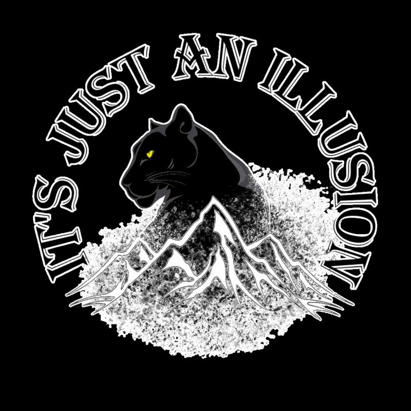 Panthère noire. C'est juste une illusion.