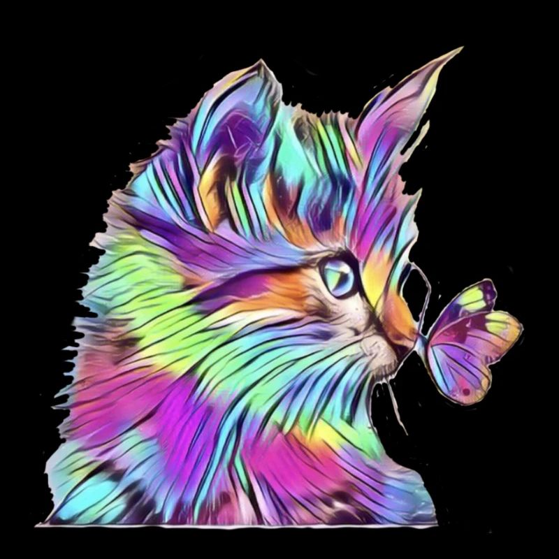 Arc-en-ciel papillon