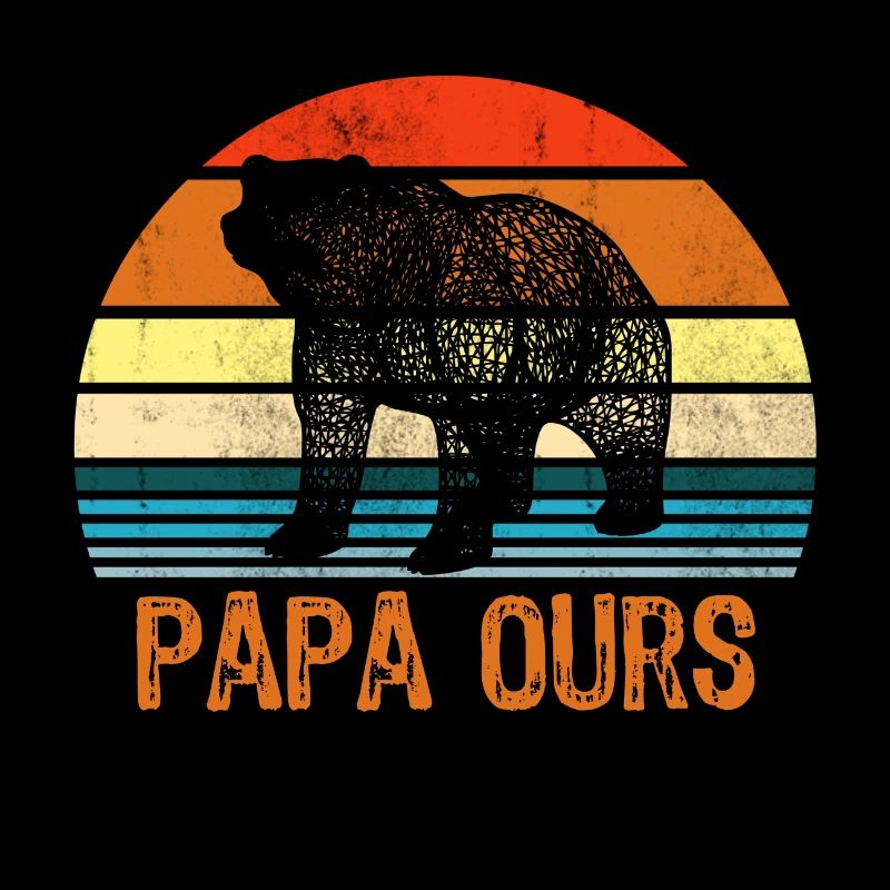 Mann Papa Bär